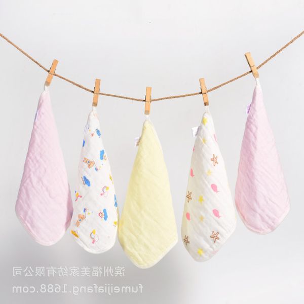 handkerchief cotton 6-layer washing gauze saliva children's handkerchief baby small square face towel with hanging rope, White
handkerchief cotton 6-layer washing gauze saliva children's handkerchief baby small square face towel with hanging rope, White