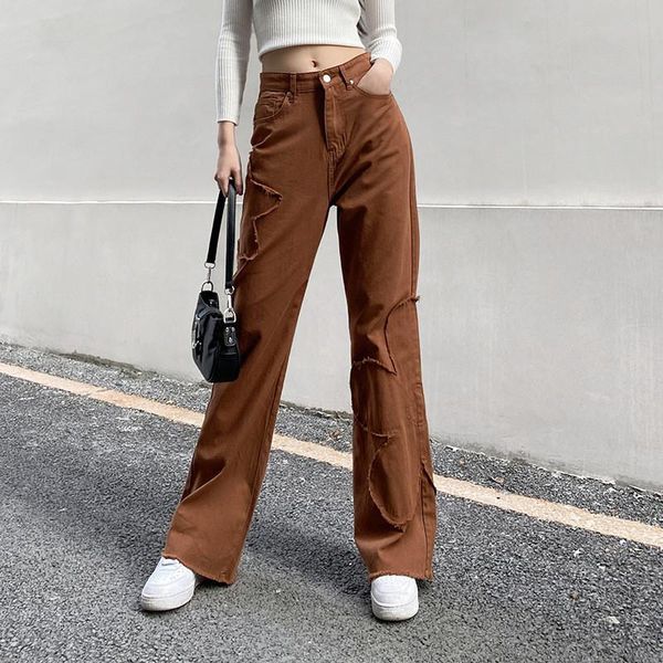 fashion casual women spring autumn floral patchwork high waist zipper straight pants khaki jeans chic ripped long trousers women's, Blue
fashion casual women spring autumn floral patchwork high waist zipper straight pants khaki jeans chic ripped long trousers women's, Blue
