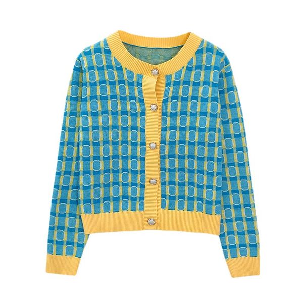 single breasted v neck women button black vintage plaid cardigan b sweater knitted loose oversized jumper coat cardigan, White;black
single breasted v neck women button black vintage plaid cardigan b sweater knitted loose oversized jumper coat cardigan, White;black