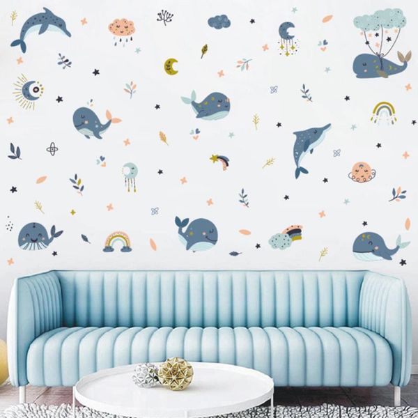 wall stickers accessories for living room mural decor self-adhesive pvc dolphin rainbow children decoration sticker home
wall stickers accessories for living room mural decor self-adhesive pvc dolphin rainbow children decoration sticker home
