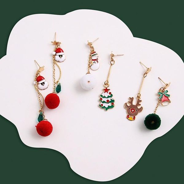 dangle & chandelier earrings for women christmas cartoon asymmetric fur ball snowman tree old man bell snowflake metal fashion jewelry, Silver
dangle & chandelier earrings for women christmas cartoon asymmetric fur ball snowman tree old man bell snowflake metal fashion jewelry, Silver