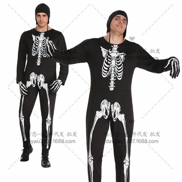 new halloween role-playing uniform party men and women vampire queen skeleton couple one-piece clothes_rw, Black;red
new halloween role-playing uniform party men and women vampire queen skeleton couple one-piece clothes_rw, Black;red