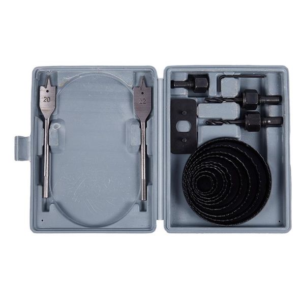 professional drill bits 14 pieces 7/8 inch-4 inch hole saw kit hex key and drive plate for wood pvc board plastic drilling
professional drill bits 14 pieces 7/8 inch-4 inch hole saw kit hex key and drive plate for wood pvc board plastic drilling