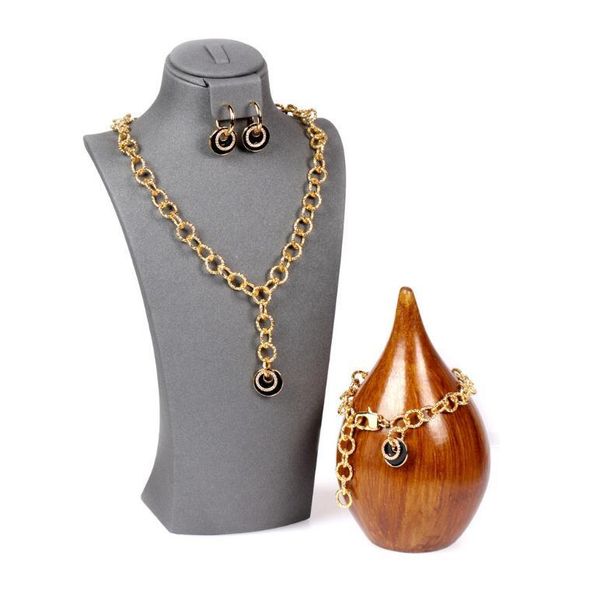 earrings & necklace ins trend enamel thick chain temperament hip hop loop bracelet set, Silver
earrings & necklace ins trend enamel thick chain temperament hip hop loop bracelet set, Silver