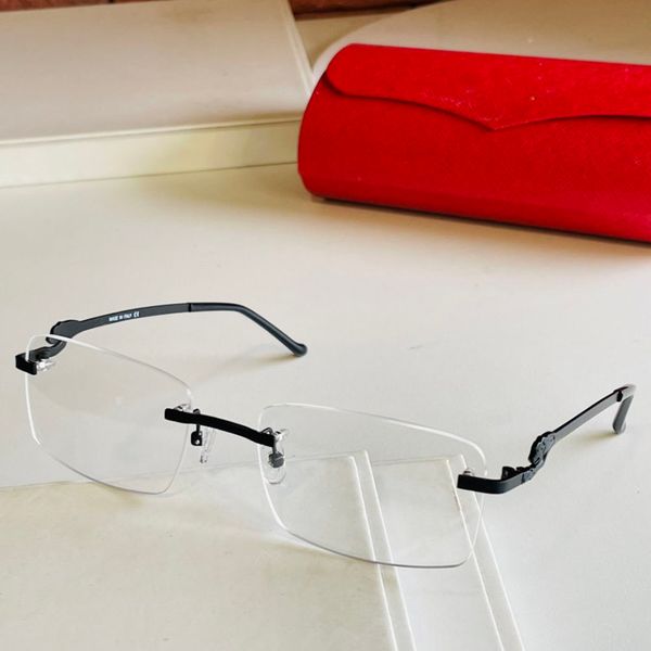 titanium optical glasses leopard head decoration frame rimless anti blue light round classic online men women accessories cat eye fashion su, Black
titanium optical glasses leopard head decoration frame rimless anti blue light round classic online men women accessories cat eye fashion su, Black