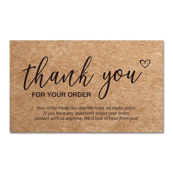 greeting cards 30pcs natural kraft paper thank you for your order card small shop gift decoration business store
greeting cards 30pcs natural kraft paper thank you for your order card small shop gift decoration business store