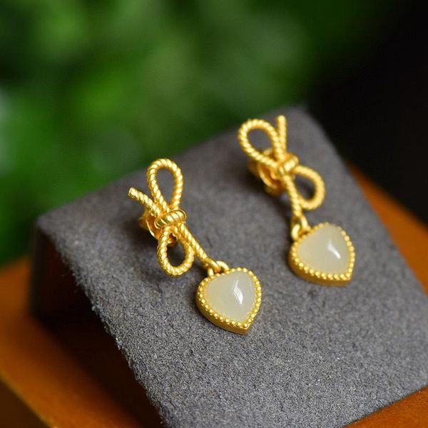 dangle & chandelier classic heart hetian women stud earrings sweet and lovely bow tie pink love fashion jewelry womens accessoriesa, Silver
dangle & chandelier classic heart hetian women stud earrings sweet and lovely bow tie pink love fashion jewelry womens accessoriesa, Silver