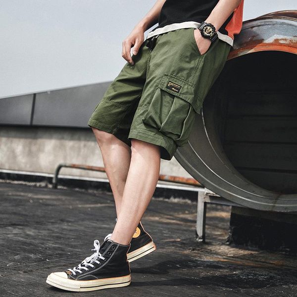 high street cargo shorts men 2021 summer thin fashion solid color casual sports trend hip hop streetwear men's, White;black
high street cargo shorts men 2021 summer thin fashion solid color casual sports trend hip hop streetwear men's, White;black