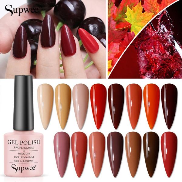 nail polish supwee red gel 10ml vernis semi permanent uv brightly colored greige bean paste for diy
nail polish supwee red gel 10ml vernis semi permanent uv brightly colored greige bean paste for diy