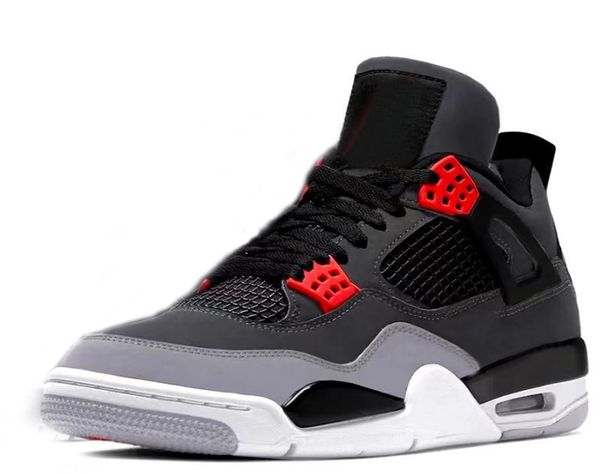 with box 4 infrared men basketball shoes starfish 4s dark 23-black-cement grey womens outdoor sports sneakers manila running trainers dh6927 
with box 4 infrared men basketball shoes starfish 4s dark 23-black-cement grey womens outdoor sports sneakers manila running trainers dh6927