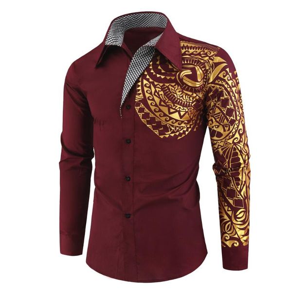 men's casual shirts wholesale spring and autumn fashion printing bronzing mens long-sleeved, White;black
men's casual shirts wholesale spring and autumn fashion printing bronzing mens long-sleeved, White;black