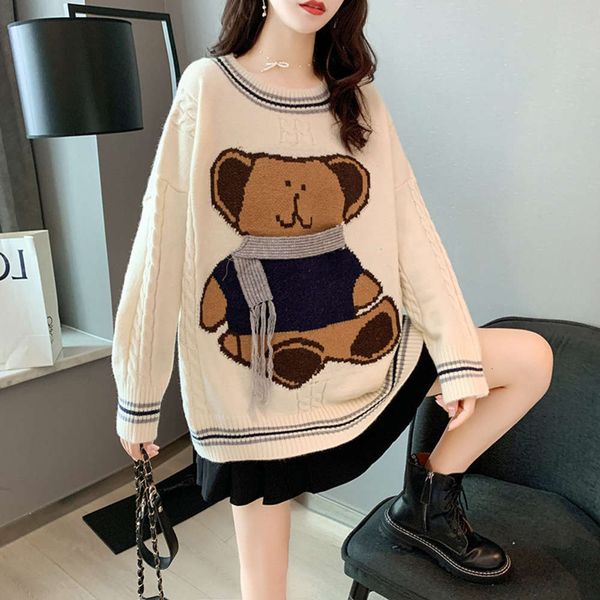 women's sweaters sweater loose lazy women's middle long korean autumn and winter slim pullover rymr, White;black
women's sweaters sweater loose lazy women's middle long korean autumn and winter slim pullover rymr, White;black