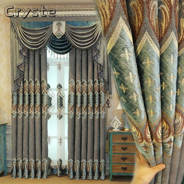 curtain & drapes european style shading curtains jacquard embroidery french window for living dining room bedroom
curtain & drapes european style shading curtains jacquard embroidery french window for living dining room bedroom
