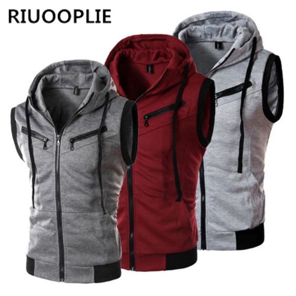 men's vests riuooplie fashion autumn winter mens zipper sleeveless hoodie sweatshirt hooded jacket vest coat outwear warm casual, Black;white
men's vests riuooplie fashion autumn winter mens zipper sleeveless hoodie sweatshirt hooded jacket vest coat outwear warm casual, Black;white