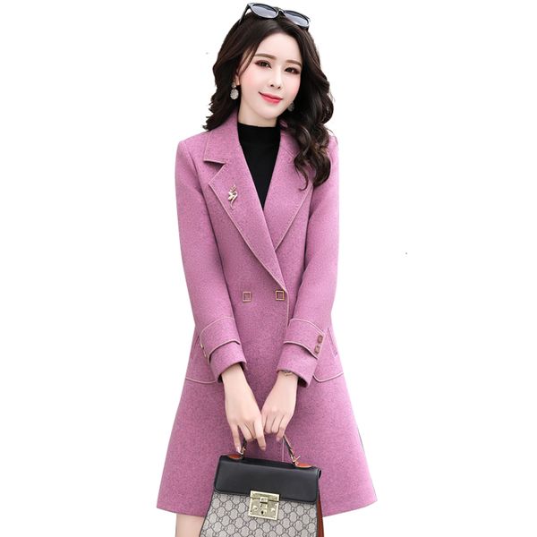 women's jackets autumn winter long wool coat korean jacket plus size slim en outwear tide 3xl o731, Black;brown
women's jackets autumn winter long wool coat korean jacket plus size slim en outwear tide 3xl o731, Black;brown