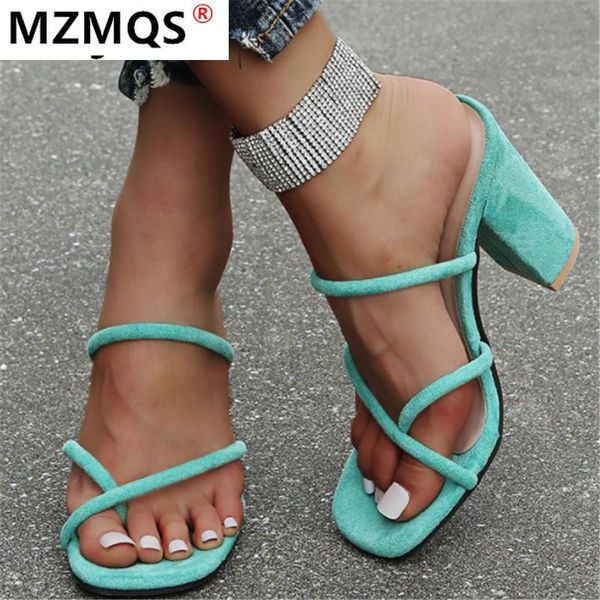 sandals 2021 summer women's gladiator square high heels flock mules slippers clip toe sandalis mujer heightening, Black
sandals 2021 summer women's gladiator square high heels flock mules slippers clip toe sandalis mujer heightening, Black