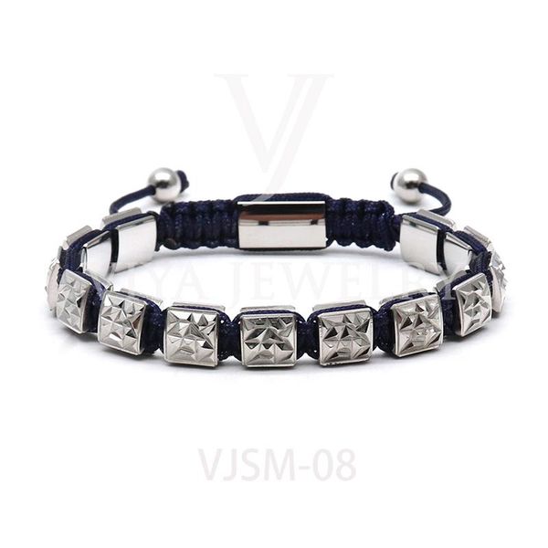 charm bracelets 2021 arrival 8mm square stainless steel cutting beads bracelet for men, Golden;silver
charm bracelets 2021 arrival 8mm square stainless steel cutting beads bracelet for men, Golden;silver