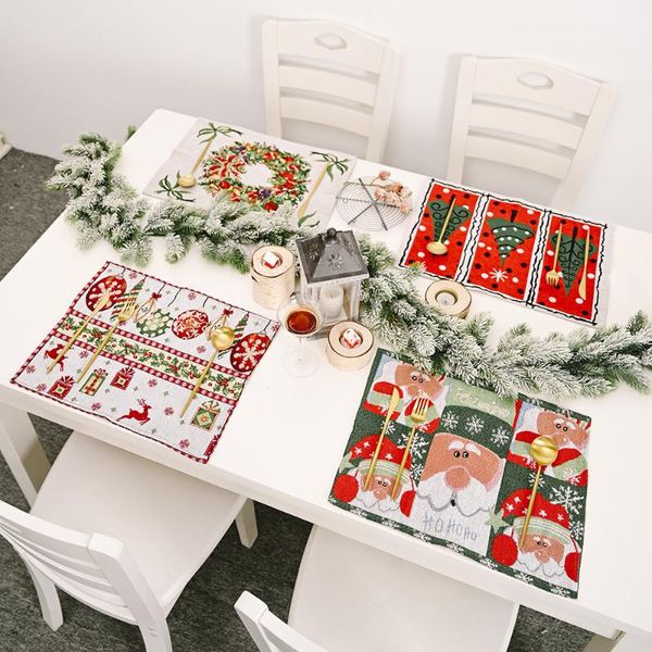 mats & pads christmas decorations knitted fabric placemat creative santa claus table mat tablecloth elk small tree place
mats & pads christmas decorations knitted fabric placemat creative santa claus table mat tablecloth elk small tree place