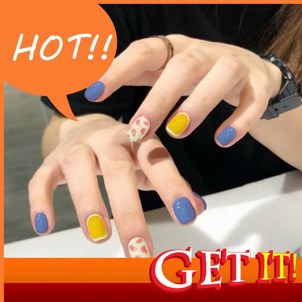 decorated nail hand stylist diy nina pd-83 blue and yellow leopard print fake nail patch wear finished 24 es, Red;gold
decorated nail hand stylist diy nina pd-83 blue and yellow leopard print fake nail patch wear finished 24 es, Red;gold