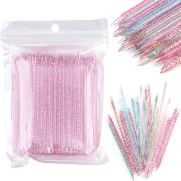 cuticle pushers 100/200pcs nail pusher double end reusable crystal stick uv gel polish remove manicure regrowth pedicure care tools
cuticle pushers 100/200pcs nail pusher double end reusable crystal stick uv gel polish remove manicure regrowth pedicure care tools