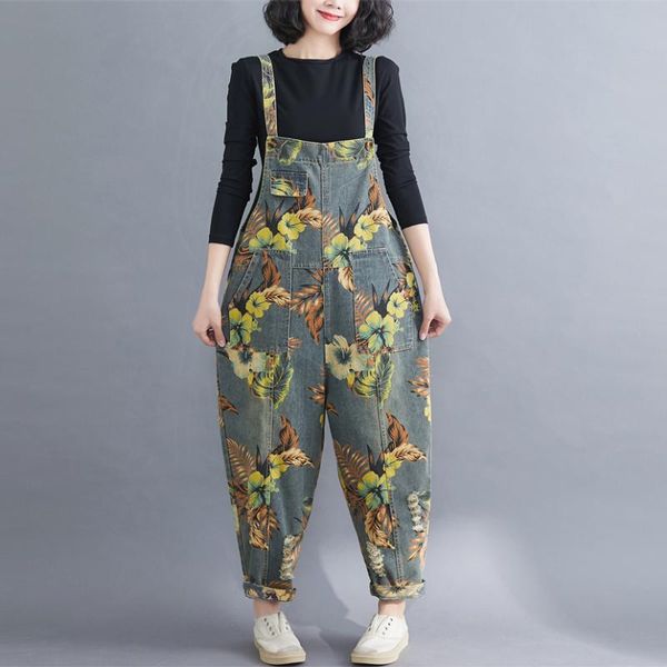 women's jumpsuits & rompers women autumn denim jeans pants jumpsuit casual strap floral printed pocket romper fashion loose long overal, Black;white
women's jumpsuits & rompers women autumn denim jeans pants jumpsuit casual strap floral printed pocket romper fashion loose long overal, Black;white