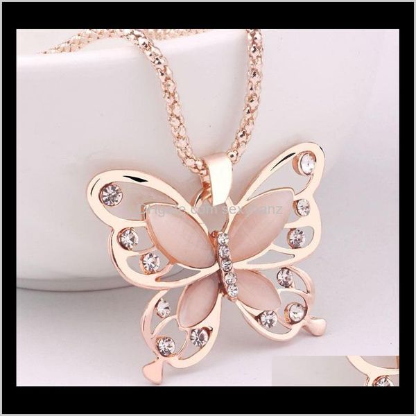 necklaces & pendants jewelry drop delivery 2021 korean 18k rose gold plated sweater lucky crystal butterfly long chain animal pendant neckla, Silver
necklaces & pendants jewelry drop delivery 2021 korean 18k rose gold plated sweater lucky crystal butterfly long chain animal pendant neckla, Silver