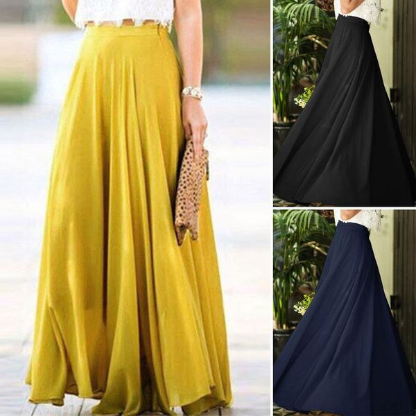 skirts zanzea 2021 casual solid a-line skirt female fashion chiffon women's summer vestidos robe plus size faldes jupe 7, Black
skirts zanzea 2021 casual solid a-line skirt female fashion chiffon women's summer vestidos robe plus size faldes jupe 7, Black
