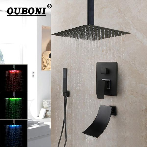 matte black bathroom shower faucet rainfall tub led bathtub rain square w/ hand head waterfall set sets
matte black bathroom shower faucet rainfall tub led bathtub rain square w/ hand head waterfall set sets