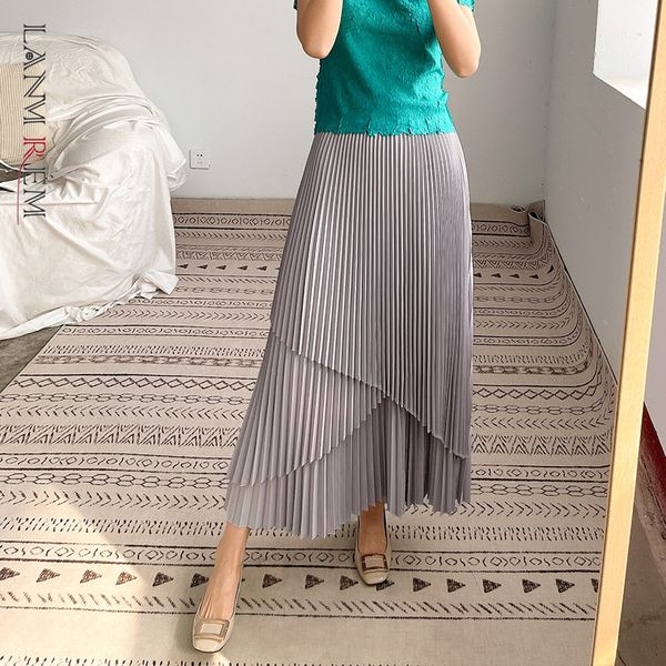summer irregular skirt pleated high elastic waist temperament large size long female 2d1718 210507, Black
summer irregular skirt pleated high elastic waist temperament large size long female 2d1718 210507, Black