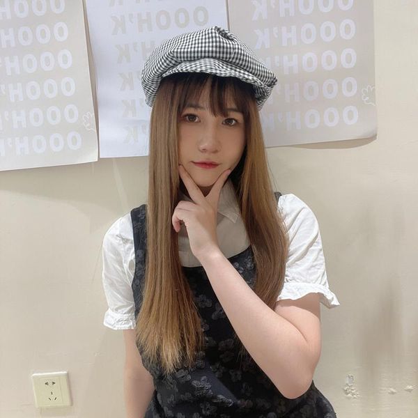 wide brim hats &dolphin women art berets hat designer spring autumn black white plaid painter sunshade peaked cap houndstooth sboy, Blue;gray
wide brim hats &dolphin women art berets hat designer spring autumn black white plaid painter sunshade peaked cap houndstooth sboy, Blue;gray
