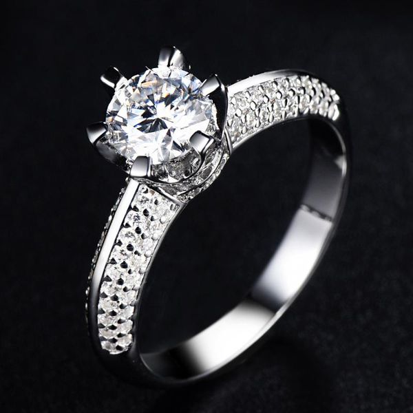 cluster rings luxury women ring 100% 925 sterling silver noble moissanite wedding jewelry accessories gift for girl lady party, Golden;silver
cluster rings luxury women ring 100% 925 sterling silver noble moissanite wedding jewelry accessories gift for girl lady party, Golden;silver