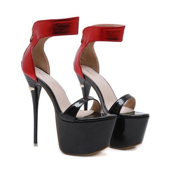dress shoes 17cm super high heels red black platform women summer sandals nightclub dance size 34 to 40
dress shoes 17cm super high heels red black platform women summer sandals nightclub dance size 34 to 40