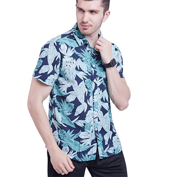 men's summer shirt short sleeve beach hawaiian shirts cotton casual floral mens clothing fashion male shir egvf, White;black
men's summer shirt short sleeve beach hawaiian shirts cotton casual floral mens clothing fashion male shir egvf, White;black
