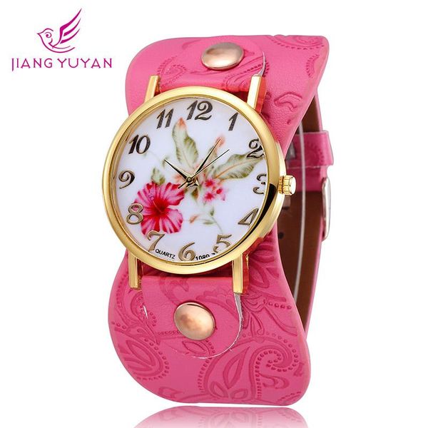 wristwatches arrival fower design fashion casual watch quartz leather straps watches women wrist, Slivery;brown
wristwatches arrival fower design fashion casual watch quartz leather straps watches women wrist, Slivery;brown