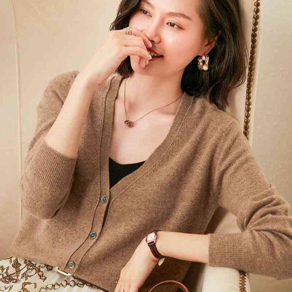 coats coats 100% cashmere soft women 2021 autumn v-neck knitwear korean style knit woman clothes girls cardigan sweater, Tan;black
coats coats 100% cashmere soft women 2021 autumn v-neck knitwear korean style knit woman clothes girls cardigan sweater, Tan;black