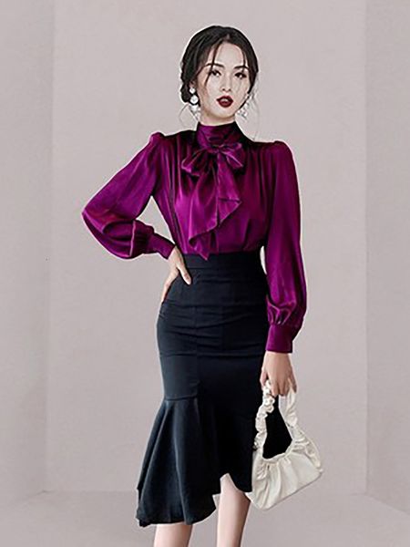 two piece dress 2021 summer new pattern goddess real silk elastic long sleeve shirt stand collar ribbon lantern fishtail skirt sui, White
two piece dress 2021 summer new pattern goddess real silk elastic long sleeve shirt stand collar ribbon lantern fishtail skirt sui, White