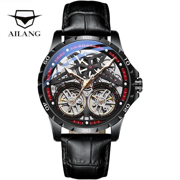 wristwatches ailang original men's watch double tourbillon dial automatic hollow-out machine men luminous waterproof 5bar design, Slivery;brown
wristwatches ailang original men's watch double tourbillon dial automatic hollow-out machine men luminous waterproof 5bar design, Slivery;brown