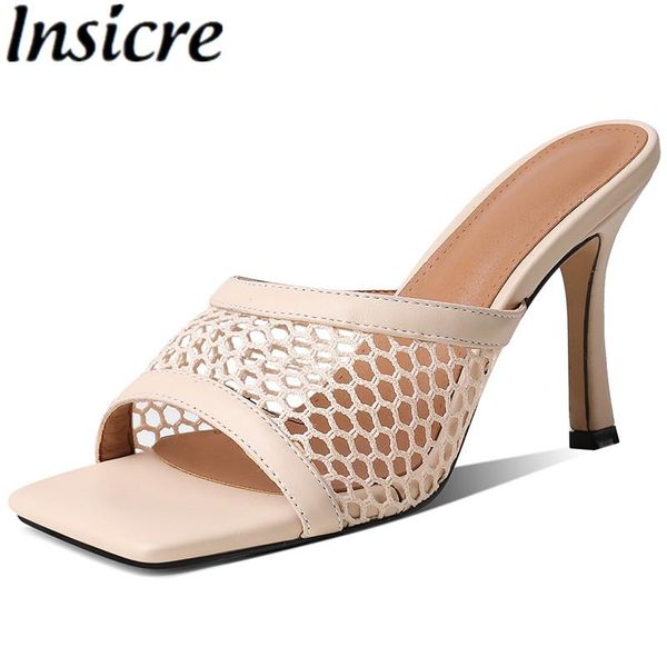 sandals insicre arrival summer women thin high heel slide black breathable air mesh female slippers party dress shoes
sandals insicre arrival summer women thin high heel slide black breathable air mesh female slippers party dress shoes