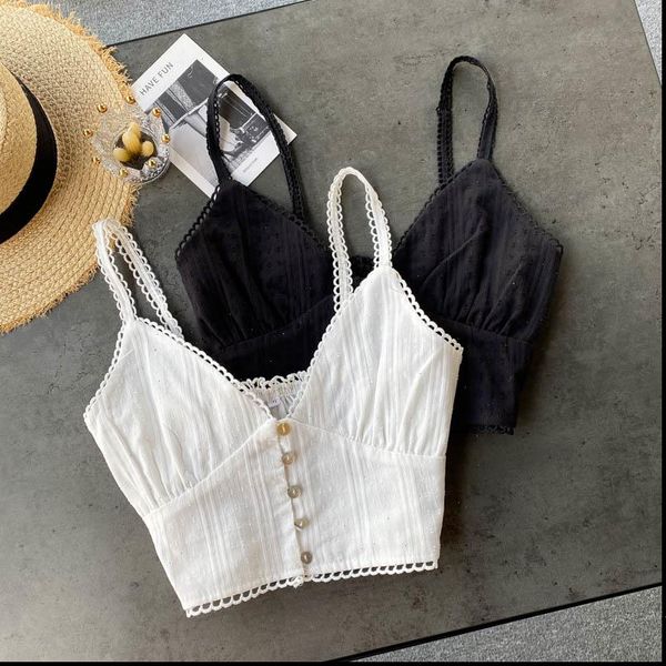 lace crop slim womens cami fit spaghetti strap tanke off shoulder versatile sleeveless camisole solid color sling, White
lace crop slim womens cami fit spaghetti strap tanke off shoulder versatile sleeveless camisole solid color sling, White