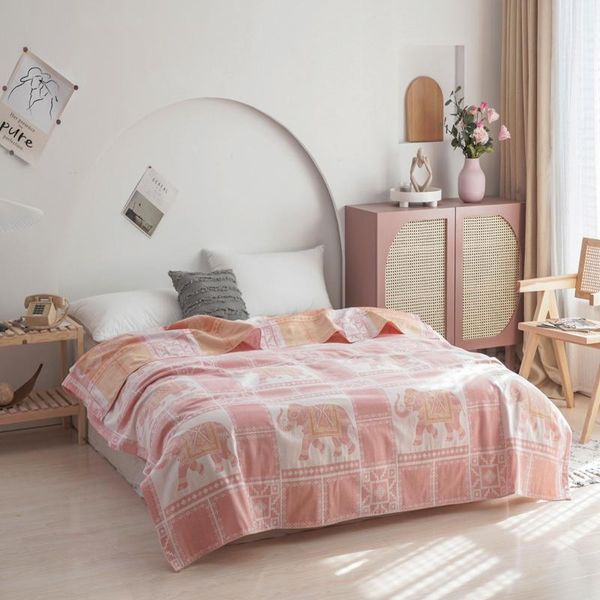 blankets double layers gauze blanket 100% cotton fabric breathable summer towel elephant deer print bedspread bed cover
blankets double layers gauze blanket 100% cotton fabric breathable summer towel elephant deer print bedspread bed cover