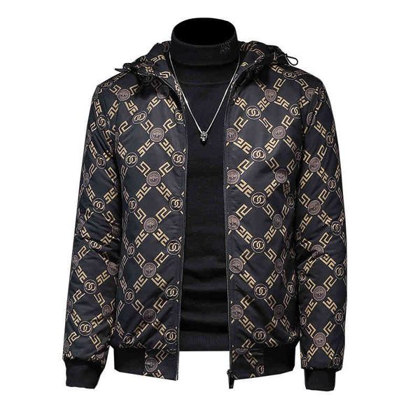 cotton padded men's fan situo hooded cardigan casual fashion trend dign printed thickened et short cotton, Black
cotton padded men's fan situo hooded cardigan casual fashion trend dign printed thickened et short cotton, Black