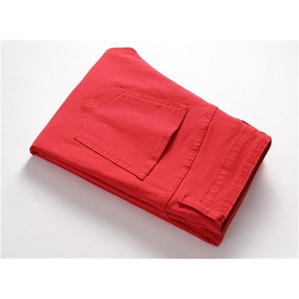 men's fashion jeans business casual straight leg skinny yellow red men punk pants male streetwear moda masculina 210716, Blue
men's fashion jeans business casual straight leg skinny yellow red men punk pants male streetwear moda masculina 210716, Blue