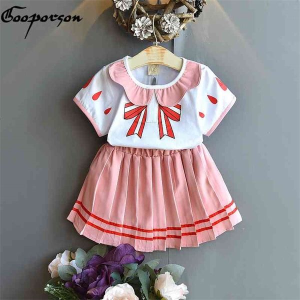 gooporson cute kids clothes lotus leaf round collar pleated skirt fashion school little girls clothing set summer outfits 210715, White
gooporson cute kids clothes lotus leaf round collar pleated skirt fashion school little girls clothing set summer outfits 210715, White