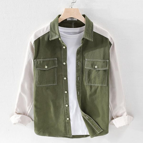 Men's Casual Shirts Suehaiwe's Brand Cotton Shirt Men Fashion Patchwork For Comfortable Spring Mens Chemise Camisa S97B, White;black
Men's Casual Shirts Suehaiwe's Brand Cotton Shirt Men Fashion Patchwork For Comfortable Spring Mens Chemise Camisa S97B, White;black