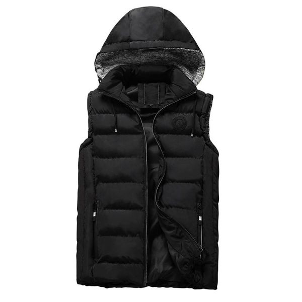 men's vests autumn winter men stylish vest mens plus size warm sleeveless jacket waistcoat hood casual coats, Black;white
men's vests autumn winter men stylish vest mens plus size warm sleeveless jacket waistcoat hood casual coats, Black;white