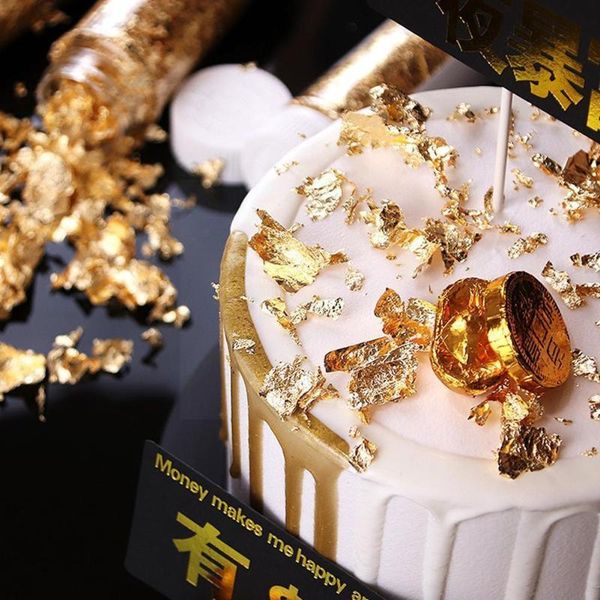other festive & party supplies 2g/bottle unedible gold sliver foil leaf flakes art bake cake supplie chocolates birthday decorations decorat
other festive & party supplies 2g/bottle unedible gold sliver foil leaf flakes art bake cake supplie chocolates birthday decorations decorat