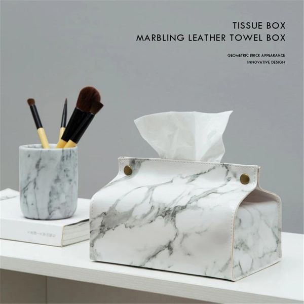 storage bags tissue box container leather modernized marble pattern towel napkin paper holder table decoration for home car b1
storage bags tissue box container leather modernized marble pattern towel napkin paper holder table decoration for home car b1