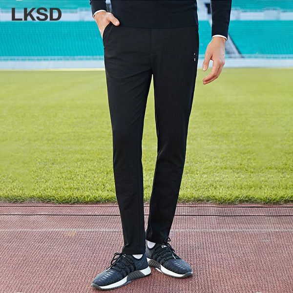 autumn fashion solid sport straight black men's pants causal elastic waist ankel-length men t15190110
autumn fashion solid sport straight black men's pants causal elastic waist ankel-length men t15190110