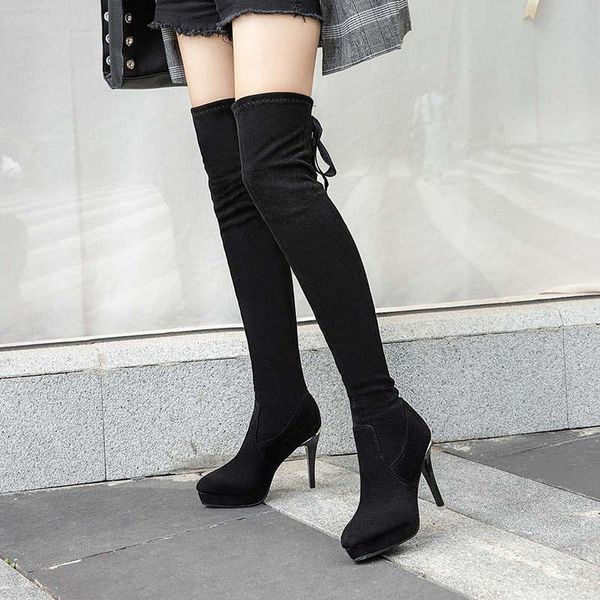 boots fashion high for women warm big size over the knee platforms winter women's shoes light soft comfort luxury k4, Black
boots fashion high for women warm big size over the knee platforms winter women's shoes light soft comfort luxury k4, Black