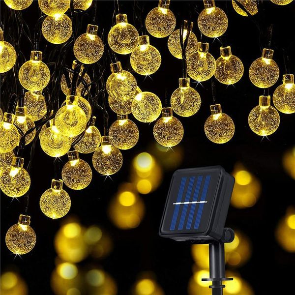solar lamps string lights 50 led waterproof outdoor indoor crystal balls with 8 modes for home garden wedding christmas decoration
solar lamps string lights 50 led waterproof outdoor indoor crystal balls with 8 modes for home garden wedding christmas decoration
